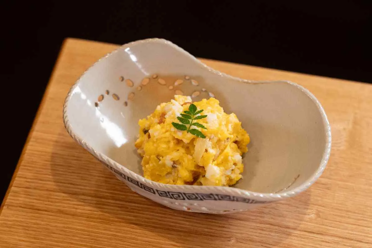 いぶりガッコと数の子のポテトサラダ